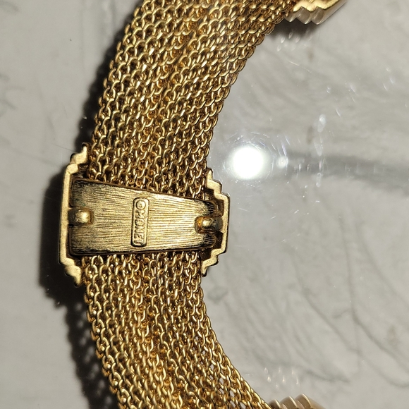 1980s Vintage Monet Statement Collar Necklace - Picture 4 of 12